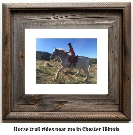 horse trail rides near me in Chester, Illinois